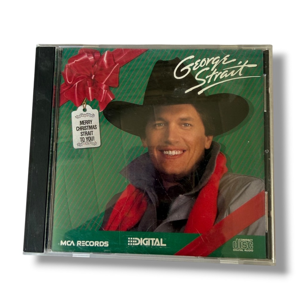 George Strait Merry Christmas Strait to You CD 1986 MCA Records MCAD5800 Country